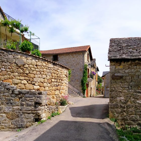Picturesque Medieval Village Liaucous main street