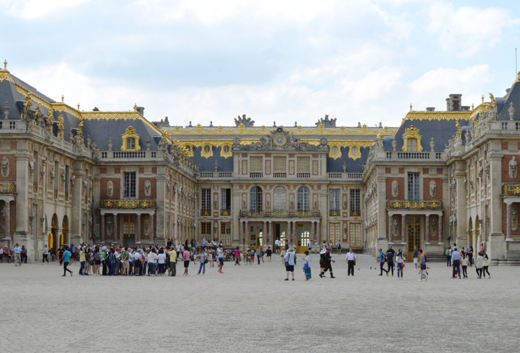 Chateau De Versailles Front entrance