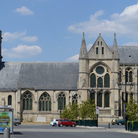 Soisson Church in centre of town