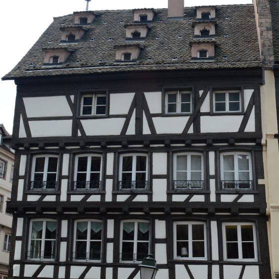 Strasbourg timber framed buildings