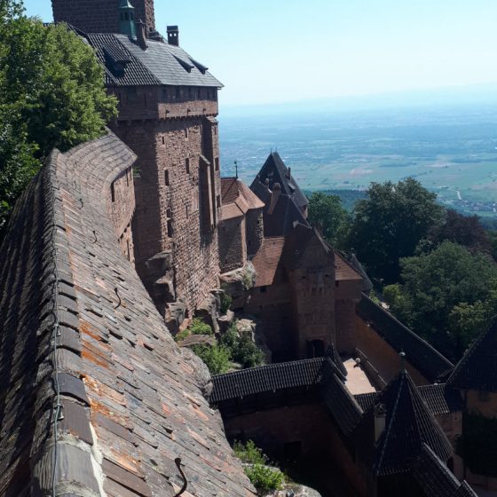 Chateau de Haut-koenisburg looking across the view