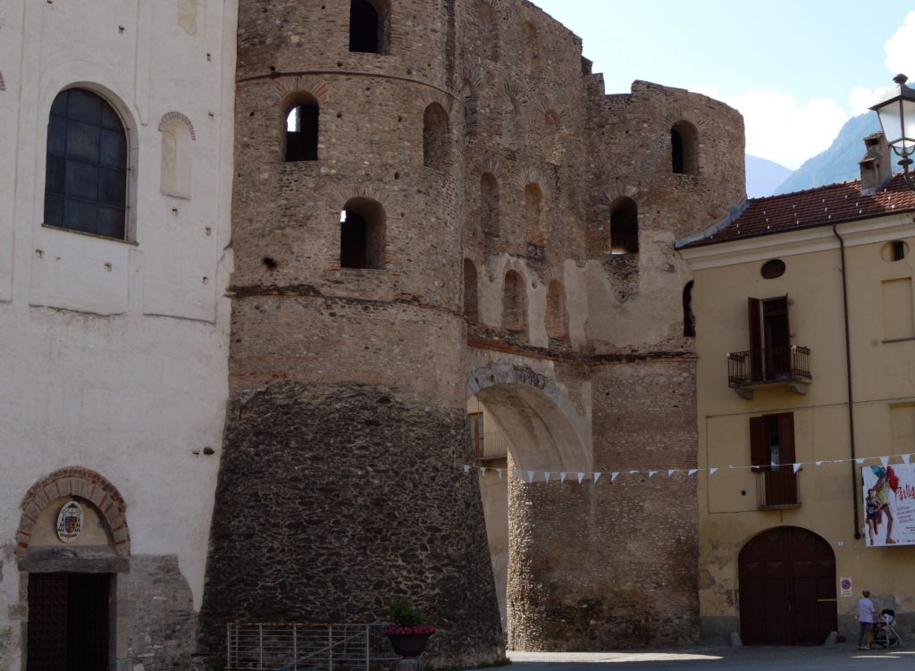 Susa Savoy Gate with Medieval additions on top
