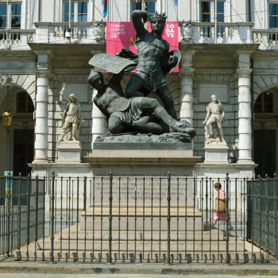 Turin Cite Statue
