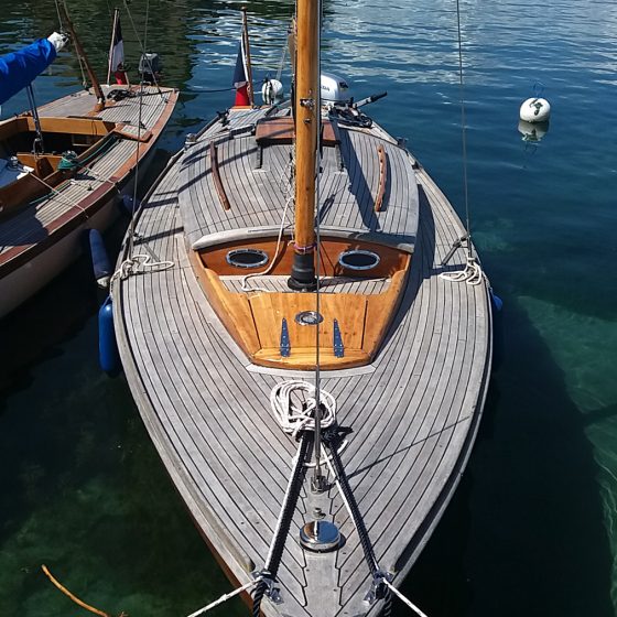 Yvoire harbour Yacht