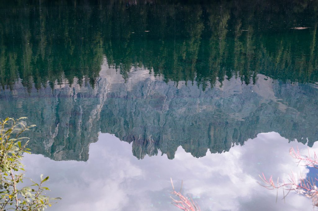 Dolomites Lake Carezza Reflections