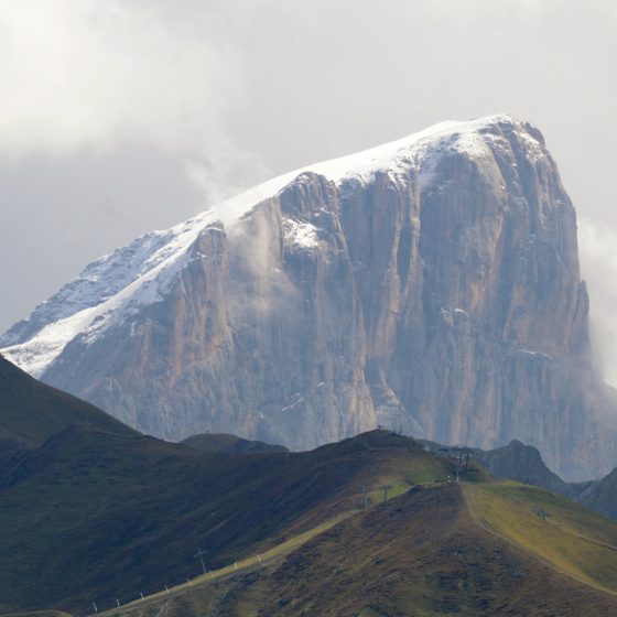 Dolomites Snow covered peak