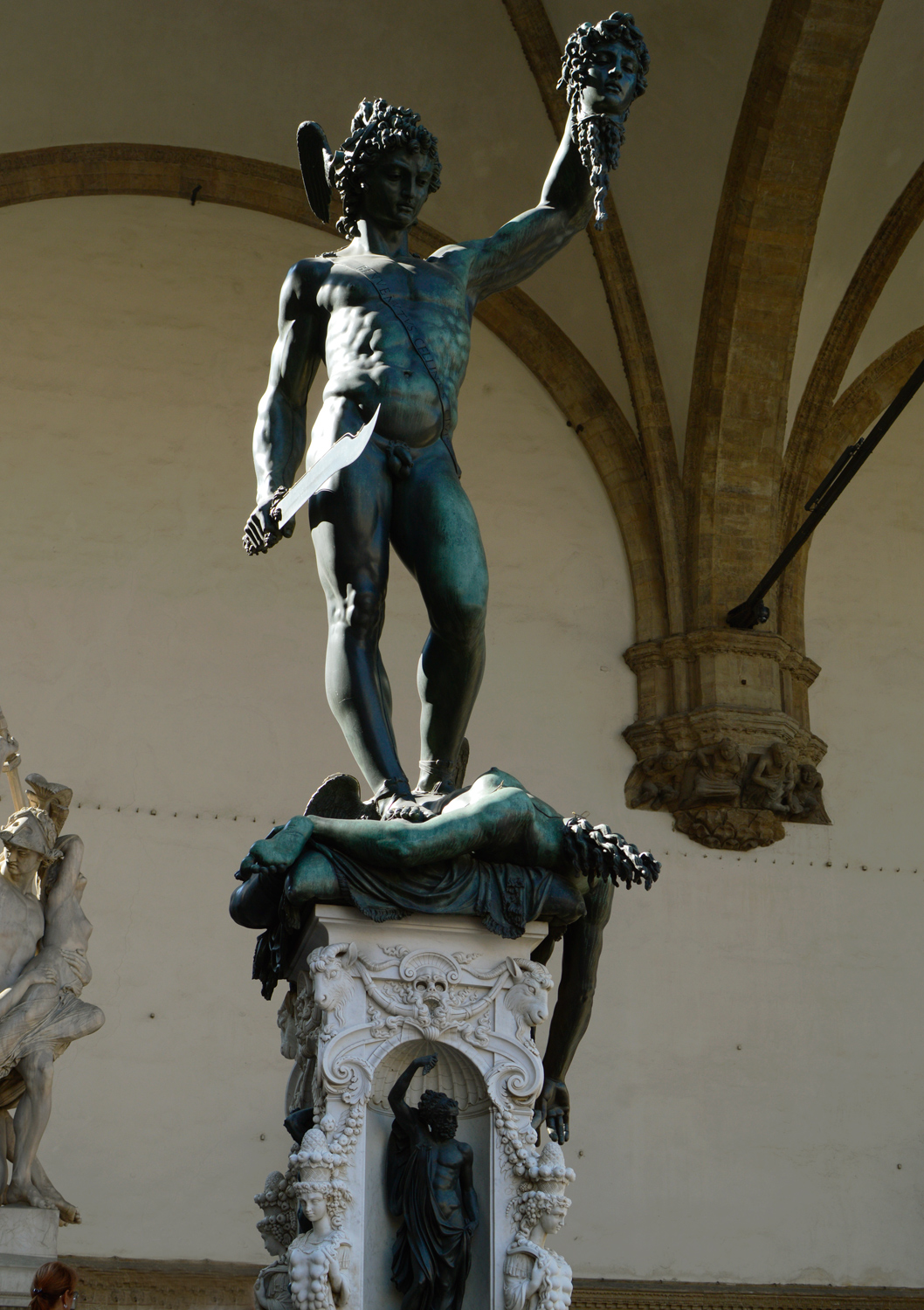 Florence Perseus with the head of medusa