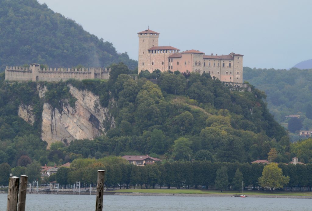 Lake Maggiore fortress Borromeo of Angera