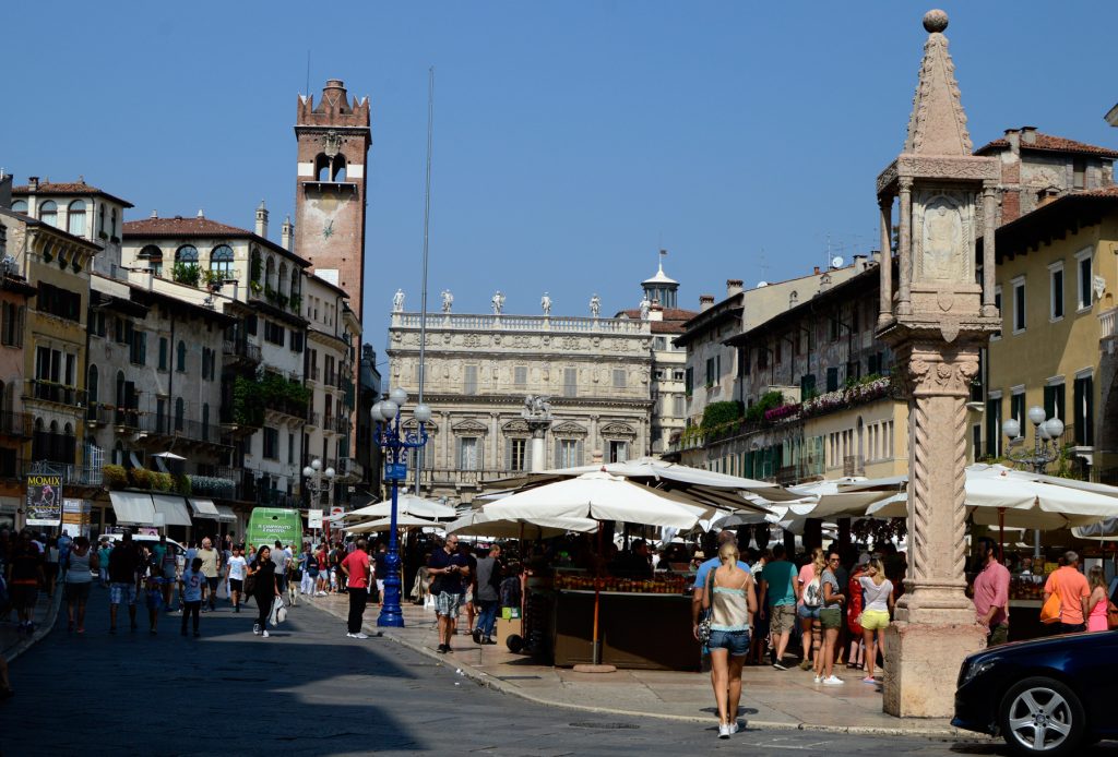 Verona Piazza Erbe Market