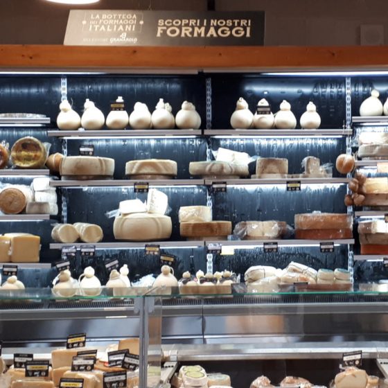 Cheese counter Eataly World