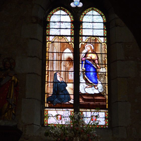 Moustiers-Sainte-Marie Church of Notre-Dame de l’Assomtion Stained glass window
