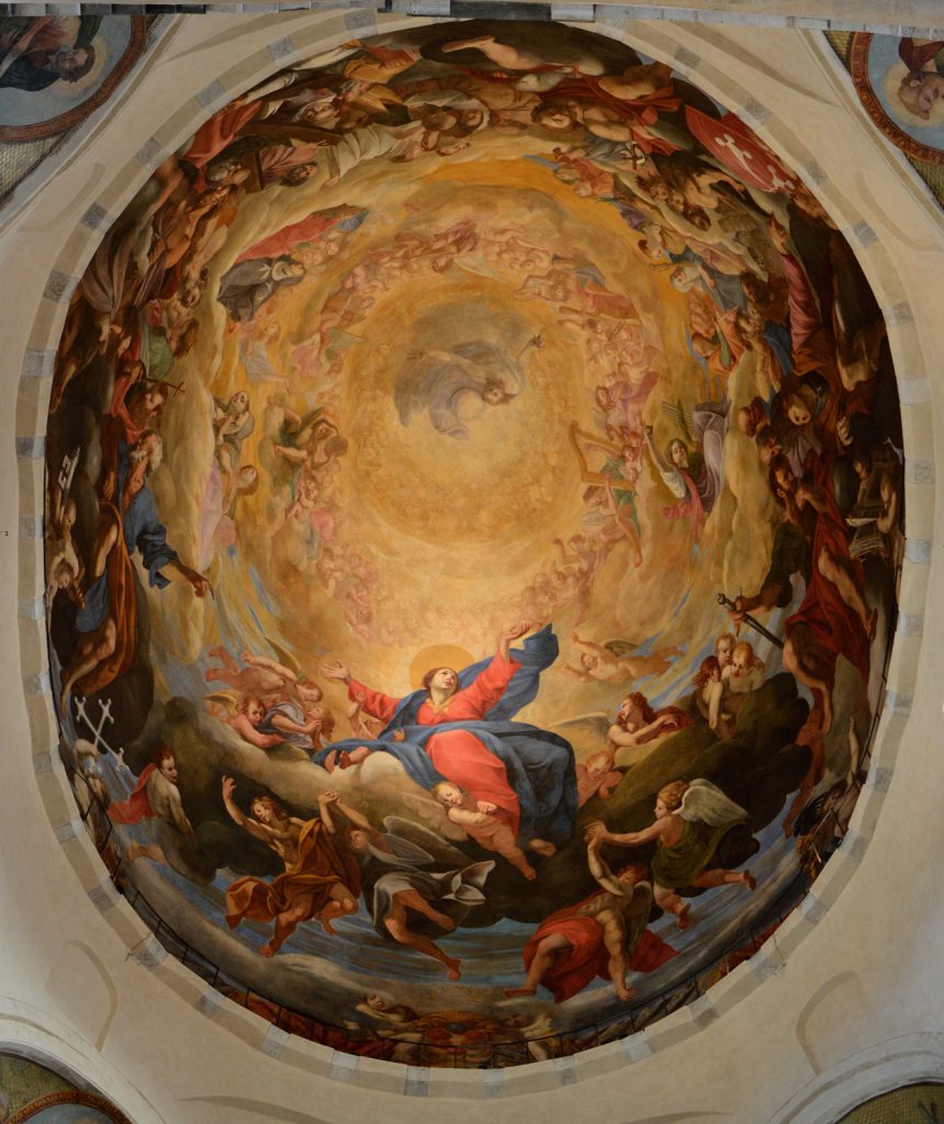 Pisa Duomo Dome Fresco
