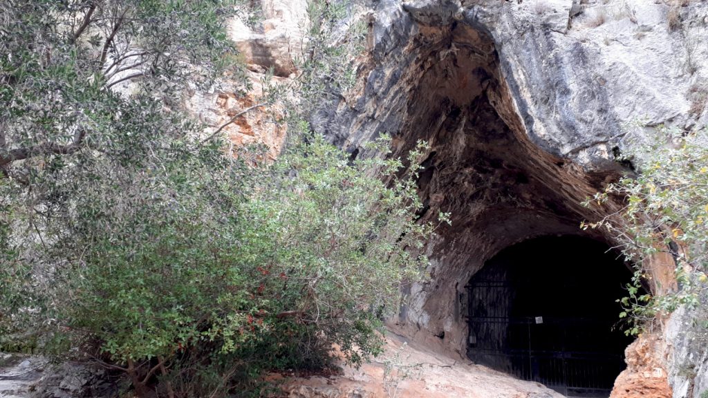 Entrance to the Toirano Caves