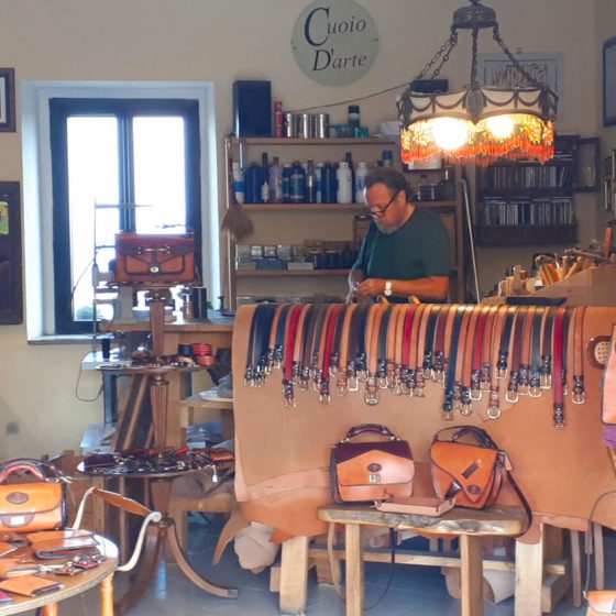 San Gimignano hand crafted leather goods