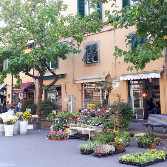 Flower shop in Lucca