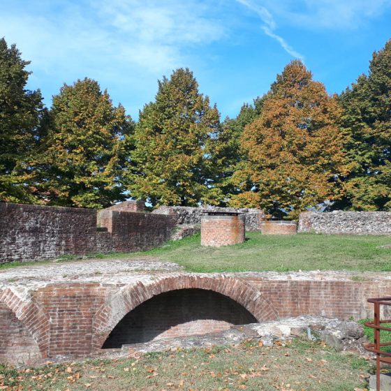 Ramparts of Lucca city fortifications