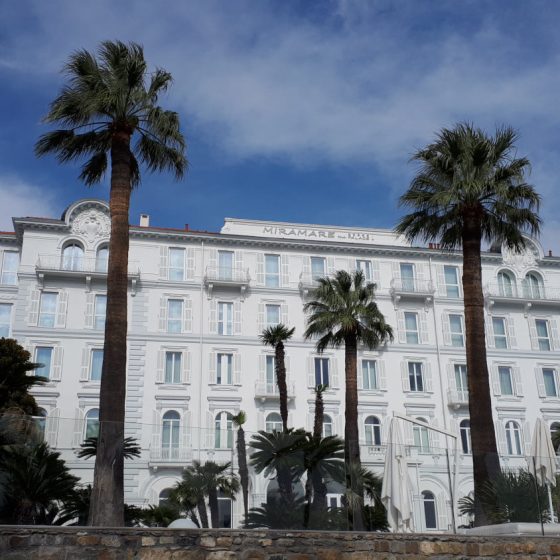 Freshly painted Miramare hotel San Remo