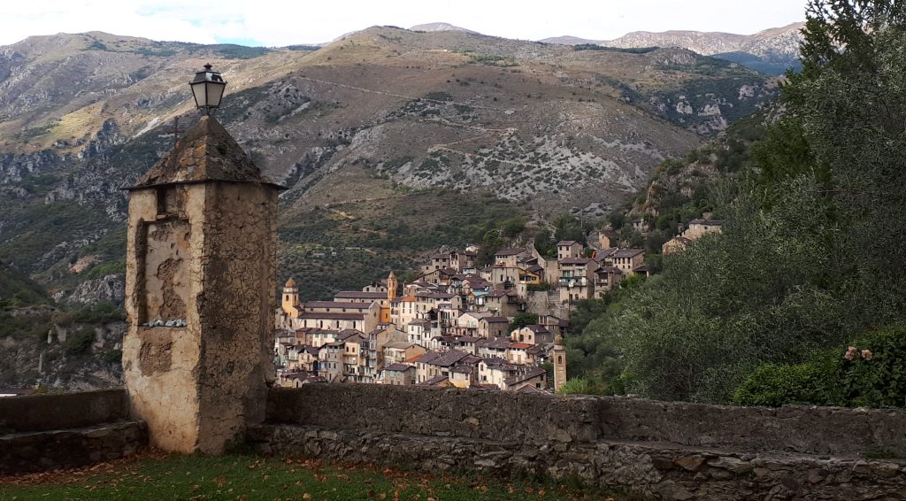 View of Saorge from the Monastery