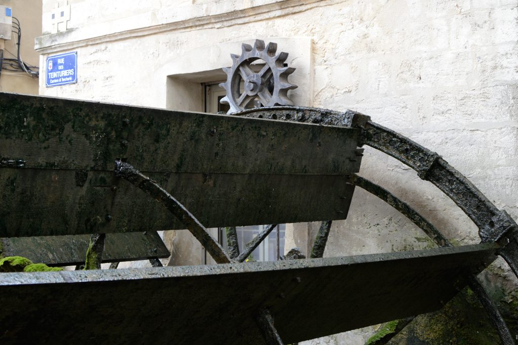 Avignon - Water Wheel on Rue Des Teinturiers