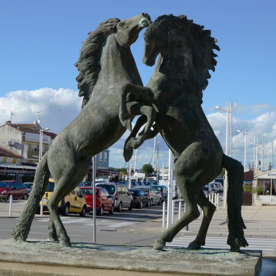 Camargue - Grau du Roi Camargue horse sculpture