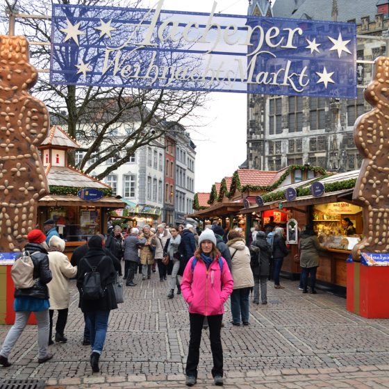 Entrance to the Aachen Christmas market 2018