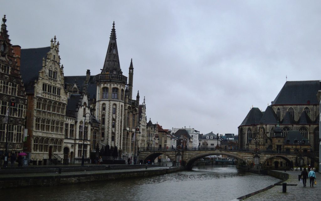 Ghent - bridge at St Michaels