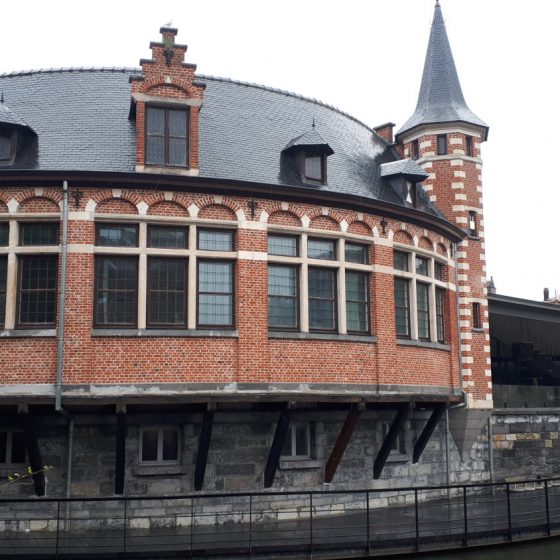 Ghent old fish market building