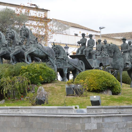 Jerez - carriage statue