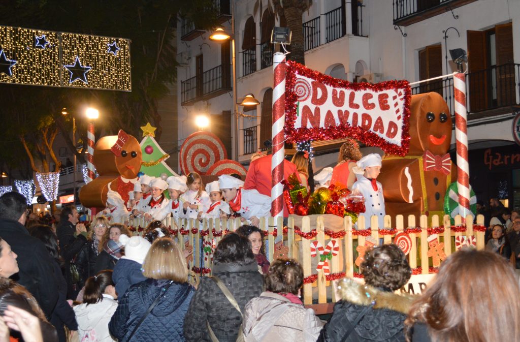 Just one of the floats at the Montilla Cabalgata