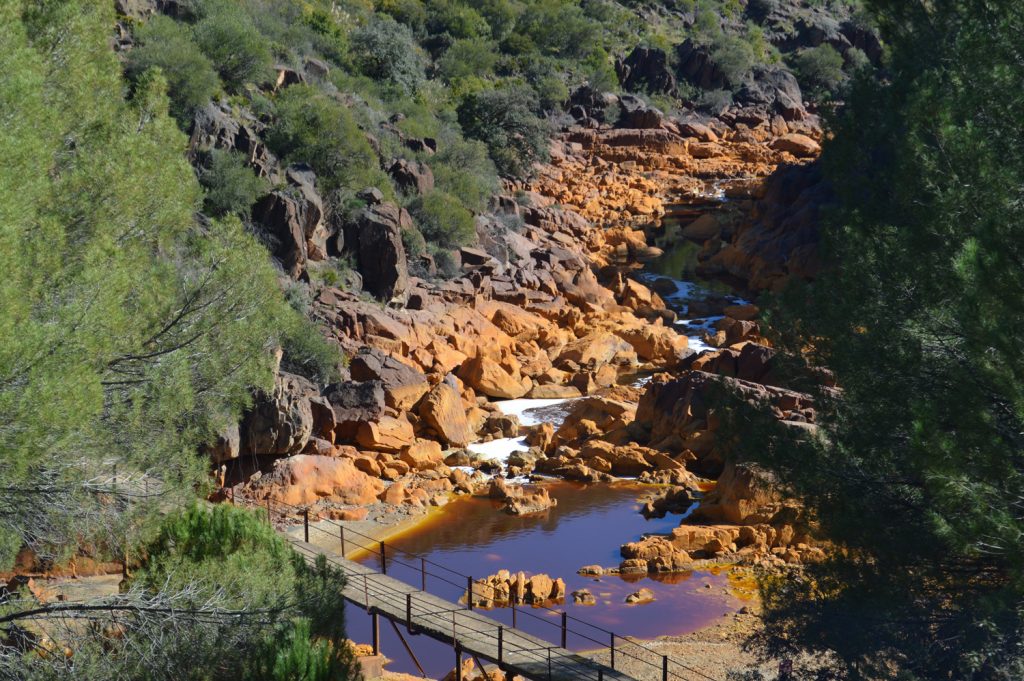 Rio Tinto - A river of deep red colour