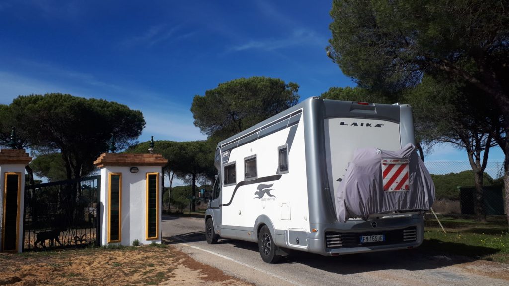 Entering the El Acebuche visitor centre, Donana