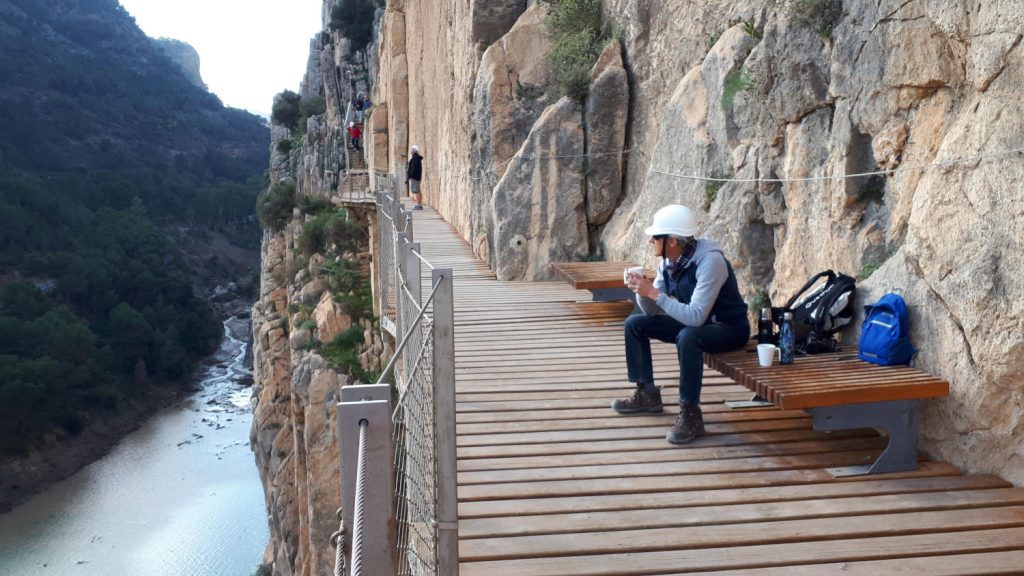 Time for a break Caminito del Rey