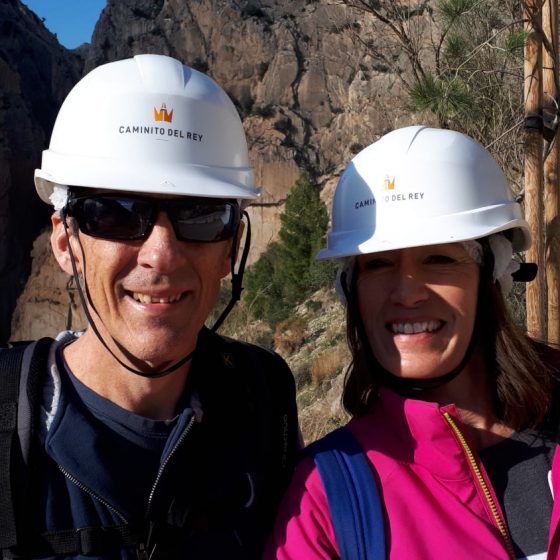 We made it - after the Caminito del Rey walk