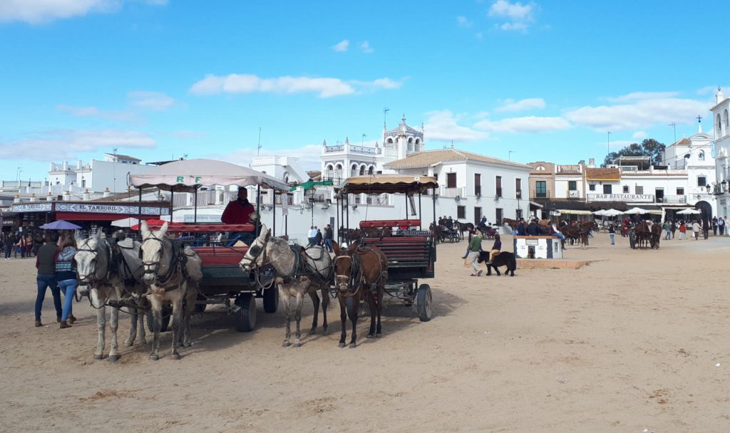 The weird town of El Rocio