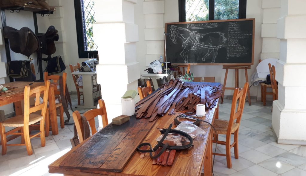 Saddlery workshop