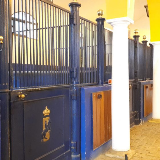 Stables doors in one of the stabling areas