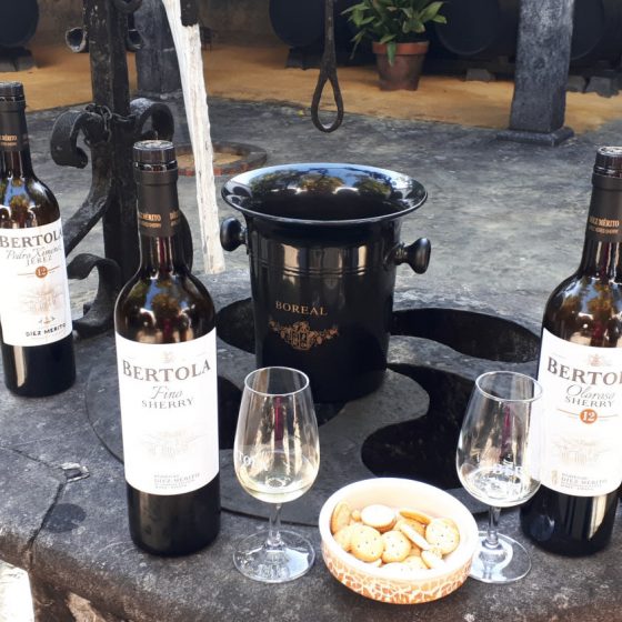 Jerez - Diez-Merito sherry tasting-bottles