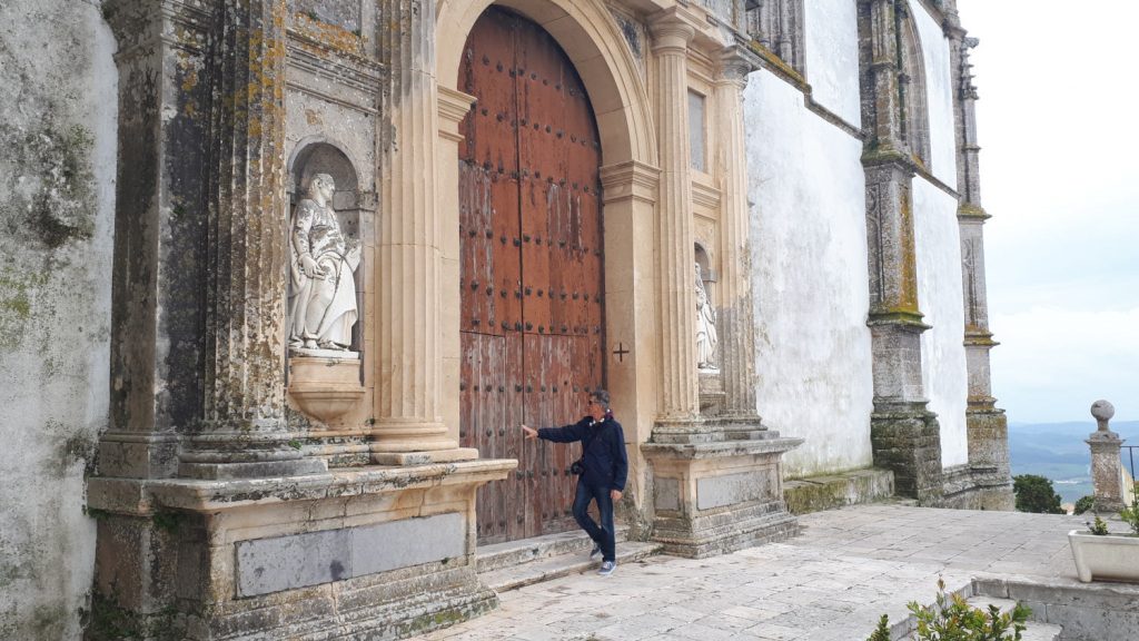 Huge church door in Medina Sidonia