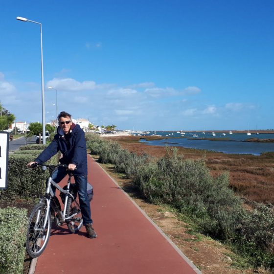 A breezy cycle ride along to Santa Luzia and Barill Beach