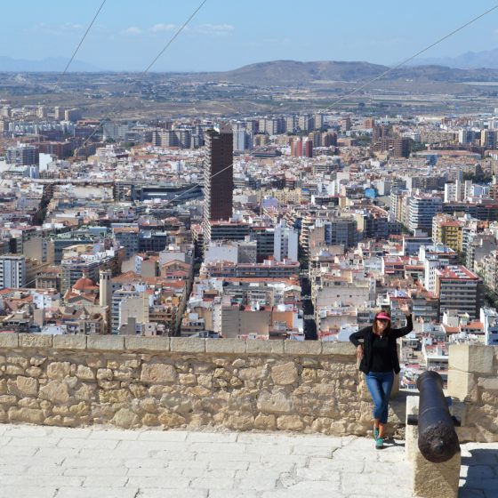 Alicante - Marcella view across city