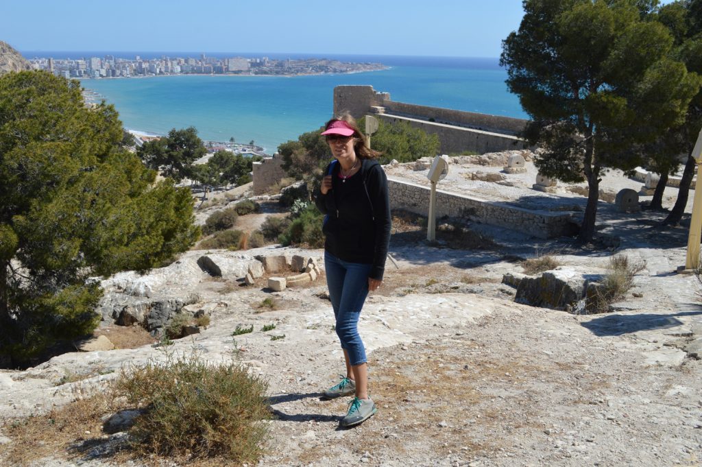 Alicante - Marcella in the Castell De Santa Barbara