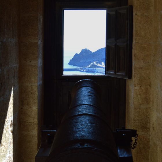 Almeria - Alcazaba cannon