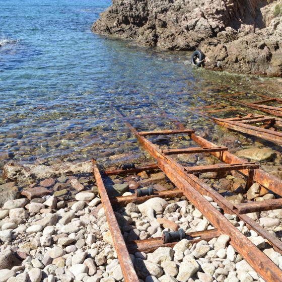 Cabo de Gata - old fishing boat rail