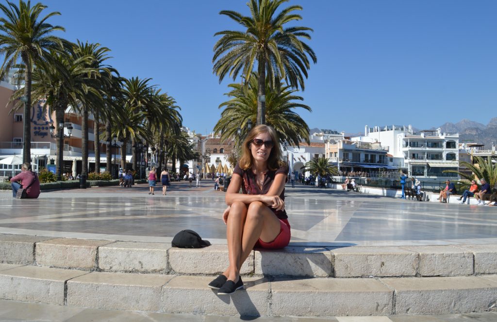 Nerja - Balcon de Europa with Marcella