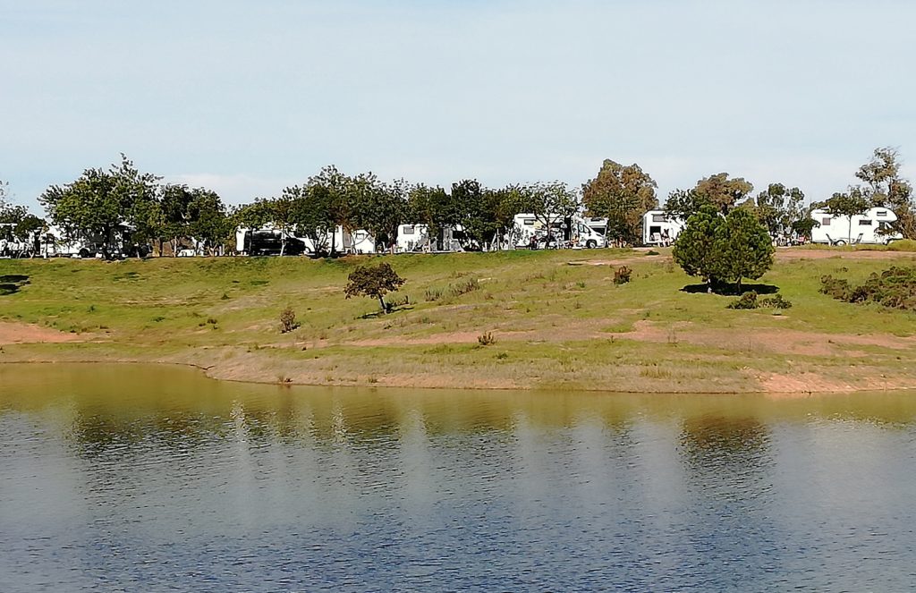 Mina do Sao Domingos - motorhome parking area