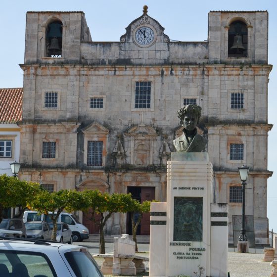 Vila Vicosa - main square and Church