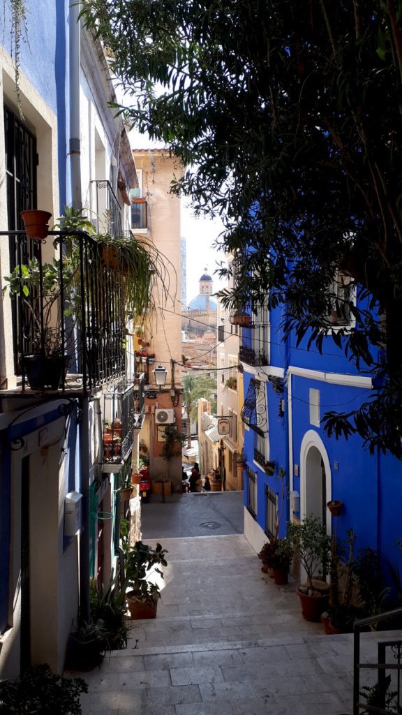 Alicante - Old quarter streets