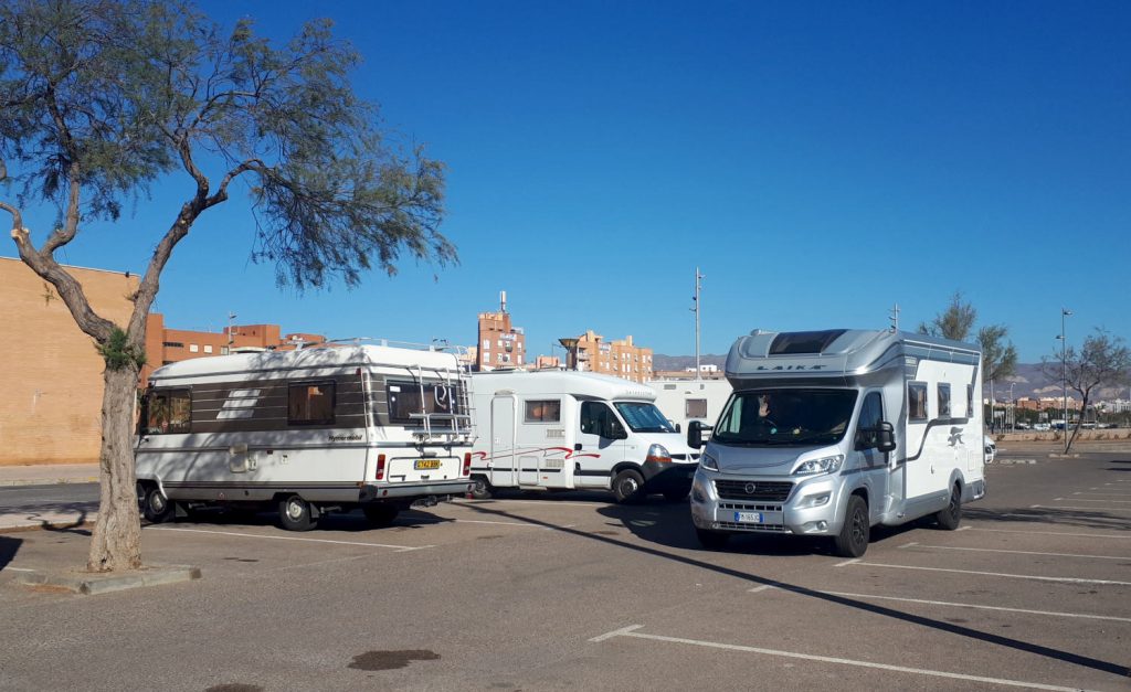 Almeria - Buzz at the motorhome park