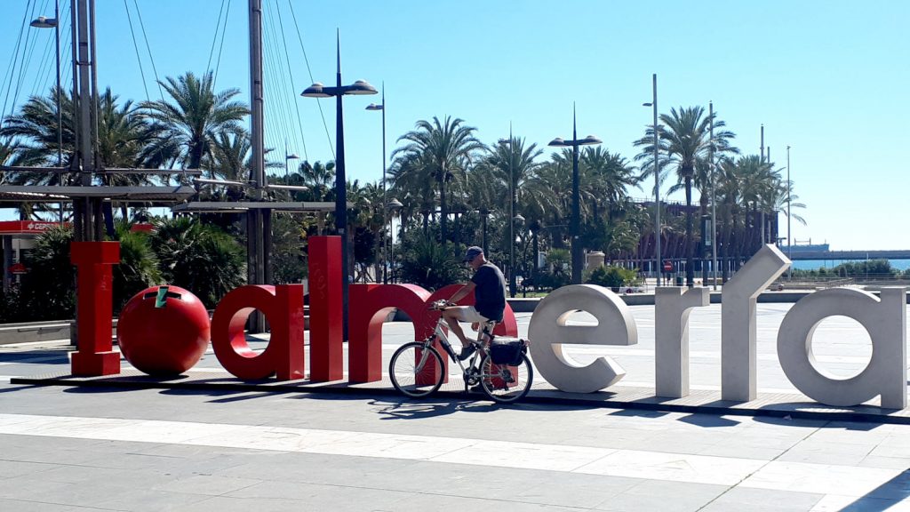 Almeria - Cycle ride & sign