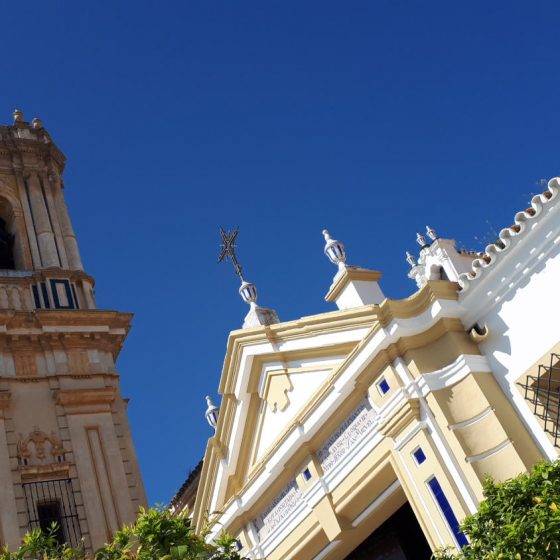 Marchena church and clock tower